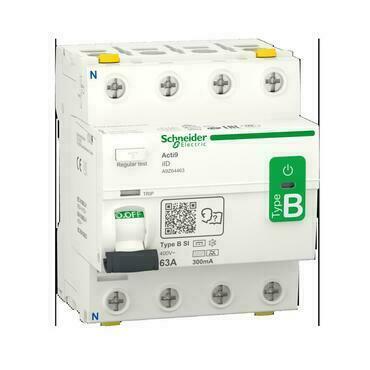 SCHN A9Z64463 Proudový chránič iID 4P 63A 300mA typ B-SI 400V RP 0,47kč/ks