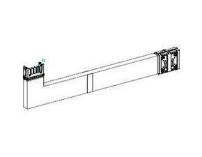 SCHN KSA250DLE42F Koleno 250 A vertikální na míru s požární přepážkou nahoru RP 22kč/ks