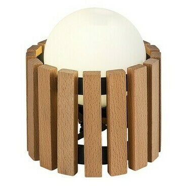 Stolní lampa Noxelle matná černá/dub G9 1×5W RABALUX 74420
