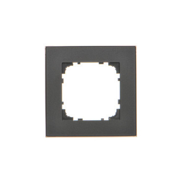 Rámeček SIMON TRD1.166/149, 1 násobný, černá matná