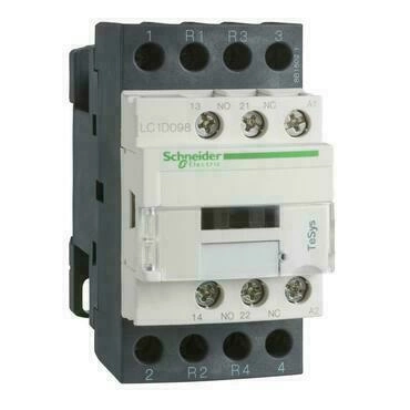 SCHN LC1D128MD Stykač 4P (2"Z"+2"V") 25A v AC-1, pom.kont.1"Z"+1"V",220V DC, cívka s rozšíř.rozsahem