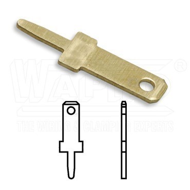 wpr9120 KOLT-IT-2808 letovací kolík přímý do plošných spojů, s oporou (DIN 46244), 2,8 x 0,8 mm, mos