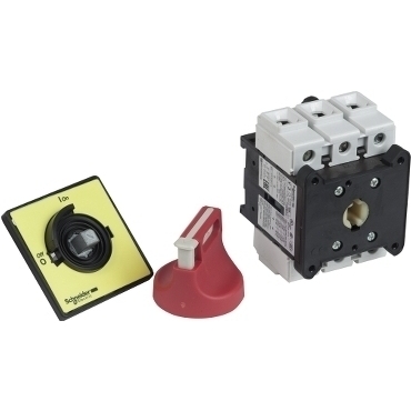 SCHN VCF3 Vario nouzový hlav.vypínač pro montáž na dveře 63A,4 šrouby