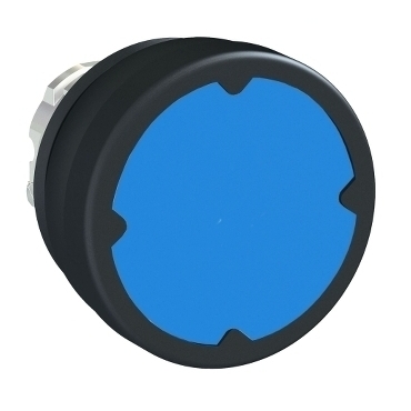 SCHN ZB4BC680 Ovládací hlavice stiskací, tmavě modrá, bez symbolu