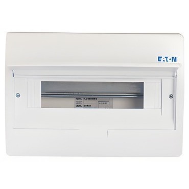 Rozvodnice nástěnná EATON 281692 BC-O-1/18-TW-ECO, bílé plast. dveře, 1 řada, 18 modulů