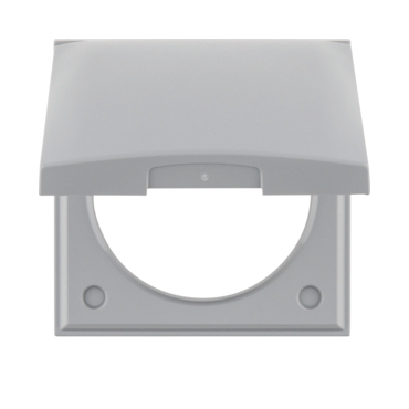 HAG 918282507 Rámeček 1-násobný s víčkem, Integro Flow, šedá, lesk