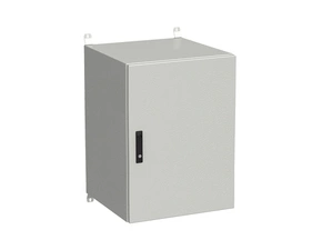 Rozvaděč nástěnný SOLARIX LC-20-18U-66-22-G, 19", 18U, 600x600 mm, plechové dveře, zámek, venkovní