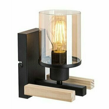 Svítidlo nástěnné RABALUX 71080 NIYLAH černá E27 1x MAX 25W