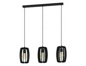 Svítidlo závěsné EGLO HL 3 E27 SCHWARZ BAJAZZARA