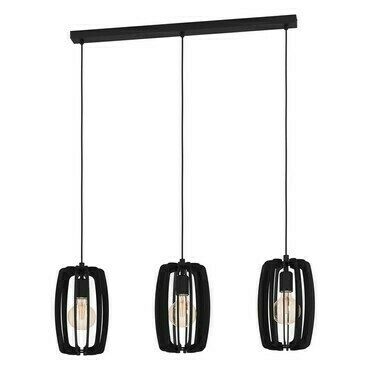 Svítidlo závěsné EGLO HL 3 E27 SCHWARZ BAJAZZARA