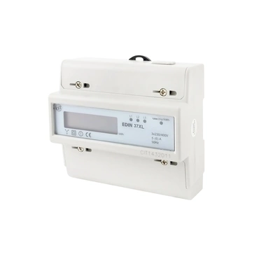 EL 1008971 Elektroměr EDIN 37XL, X/5, 7mod., LCD, 3-fáz., 1-tar., podružný, nepřímé měř. (bal.1)