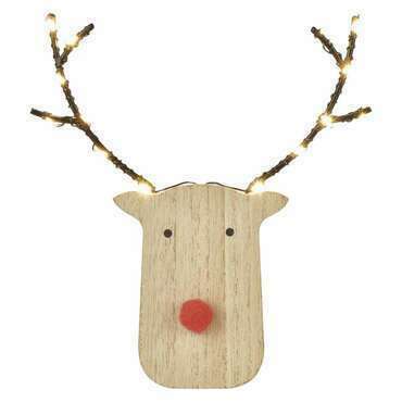 EMOS DCWW42 8LED WOODEN REINDEER 2AAA WW
