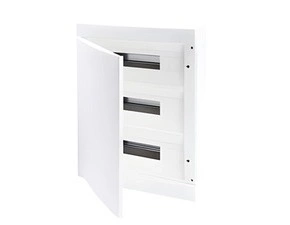 Dekor. rozvaděč nástěnný GEWISS GW40071BD, 54m (18x3) ip40, 2ks n/pe svorkovnice, bílá