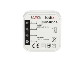 Zdroj napájecí ZAMEL LEDIX DO KRABICE, 14Vss, 2W