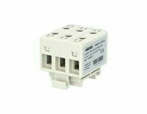 EL 1006655 Svorka univerzální UK 16/3x1 A, 85A, 3pól., AL/CU, krytá, šedá, na DIN