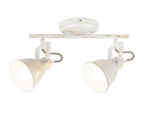 Svítidlo RABALUX 5967 VIVIENNE antikovaná bílá E14 2x MAX 40W