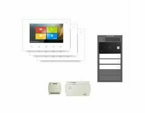SADA DV 3úč.MODULÁRNÍ tablo na zeď: 3xIS01:7";PS01;distributor