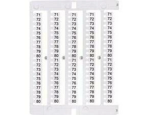 ETI 003903104 Označovací lišta, ES-NU0851580