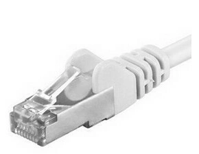 TELEX KRP-sp6asftp002W Premiumcord Patch kabel CAT6a S-FTP, RJ45-RJ45, AWG 26/7 0,25m bílá