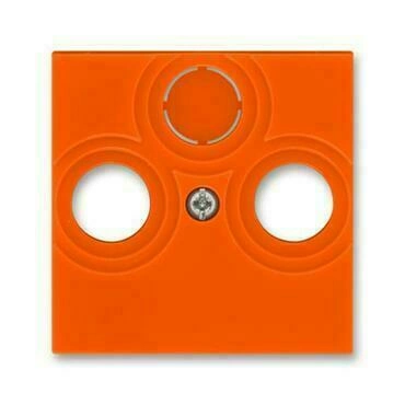 Kryt zásuvky ABB Levit 5011H-A00300 66, oranžová, televizní, rozhlasové (a satelitní)