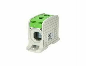 EL 1006052 Svorka univerzální RKA 300 PE, 520A, 1pól., AL/CU, zelená, na DIN/na panel (bal.1)