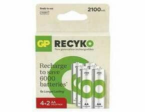 Baterie nabíjecí GP ReCyko B25216 2100 AA (HR6) 6PP MB