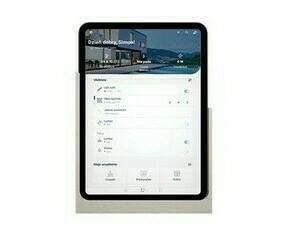 Držák na tablet SIMON GFO1G10/111, nástěnný otevřený, Apple iPad 10,9” 10. gen., bílá mat