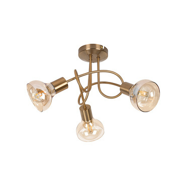 Svítidlo stropní RABALUX 5548 HOLLY antická zlatá E14 3x MAX 40W