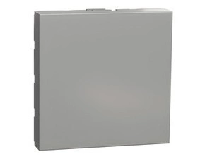 SCHN NU986630 Unica - Záslepka 2 modul, Aluminium