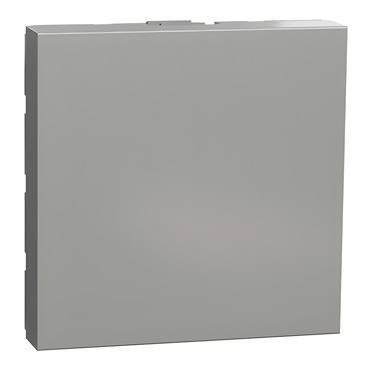 SCHN NU986630 Unica - Záslepka 2 modul, Aluminium