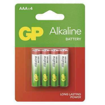 Baterie alkalická GP B04114 ALKALINE AAA (LR03) 4BL