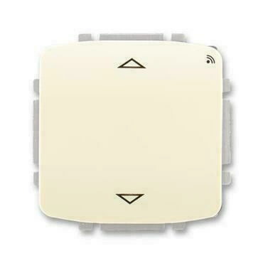 Spínač žaluziový ABB Tango 3299A-A33108 C, slonová kost, s krátkocest. ovl., s RF přijím., 868 MHz