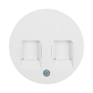 HAG 11812089 Centrální díl s protiprachovou ochranou, Berker R.1/R.3, bílá, lesk