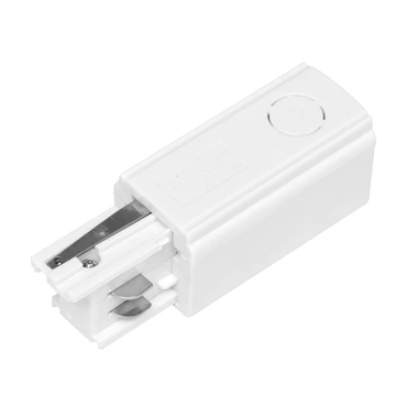Adaptér napájecí ECOPLANET na 3-fázové lišty, levý, bílý