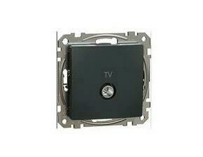 SCHN SDD114474 Sedna D/E - TV zásuvka průběžná 7dB, Antracit