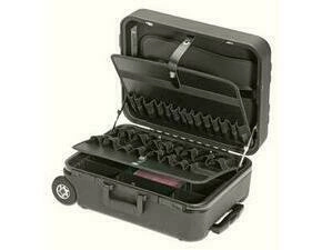 CIMCO 170074 Plastový kufr MEGA-WHEEL černý 410x550x245 mm