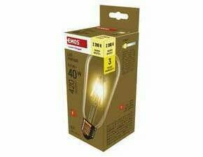 EMOS Z57032 LED VNT ST64 4,5W(40W) 420lm E27 WW+