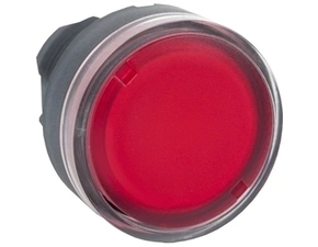 SCHN ZB5AW34 Ovládací hlavice stiskací prosvětlená, lícující - rudá
