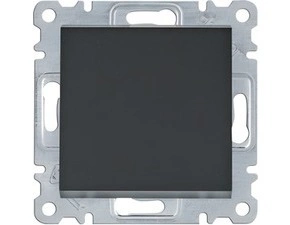 Přepínač střídavý HAGER LUMINA WL0023, řazení 6, matná černá