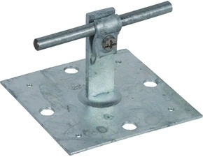 DEHN 202060  Podpěra vedení QUICK FeZn pro prům. 6-10mm, s upevňovací destičkou 100x100mm DEHN DEHN