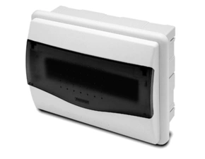 Rozvodnice zápustná FAM Rozvodnice NUOVA 3508 IP40, 8mod., průhl. dveře, 215x260x100mm