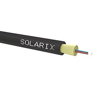 Kabel optický SOLARIX SXKO-DROP-4-OS-LSOH-BOX, 4vl, Singlemode, 9/125, OS, 3,6 mm, LSOH, 500 m