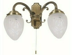 Nástěnné svítidlo Annabella bronzová E14 2×40W RABALUX 8632