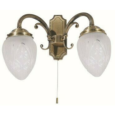 Nástěnné svítidlo Annabella bronzová E14 2×40W RABALUX 8632