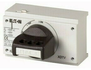 EATON 271453 NZM1-XDTV-NA Ovládací rukojeť černá/šedá, blok.dveří, uzamykatelná, NZM1, norma UL