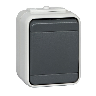 SCHN 451609 ELSO Aqua-Top - střídavý přepínač řazení 6, IP44, světle šedá