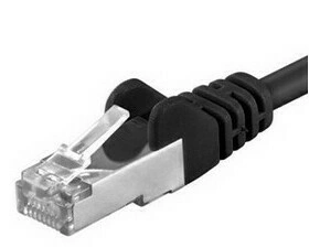 TELEX KRP-sp6asftp002C Premiumcord Patch kabel CAT6a S-FTP, RJ45-RJ45, AWG 26/7 0,25m černá