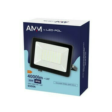 LED reflektor LED-POL Halogen Domo 50W studená bílá III