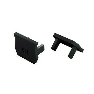 Koncovka profilu GREENLUX EC-PROFIL AXEL 2IN1 BLACK  (12-1512-01)