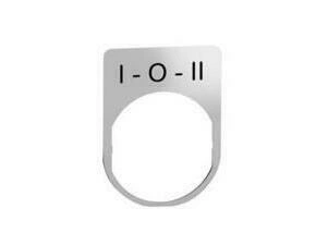 SCHN ZBYM2186 Kovový štítek s popisem